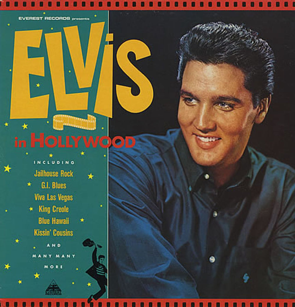 Elvis Presley Elvis In Hollywood UK vinyl LP album (LP record) CBR1014