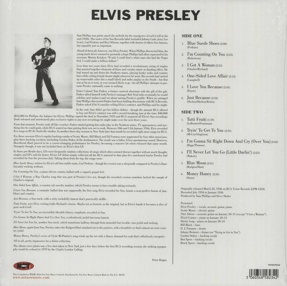 Elvis Presley Elvis Presley - 180gm Green Vinyl - Sealed UK vinyl LP album (LP record) ELVLPEL664851