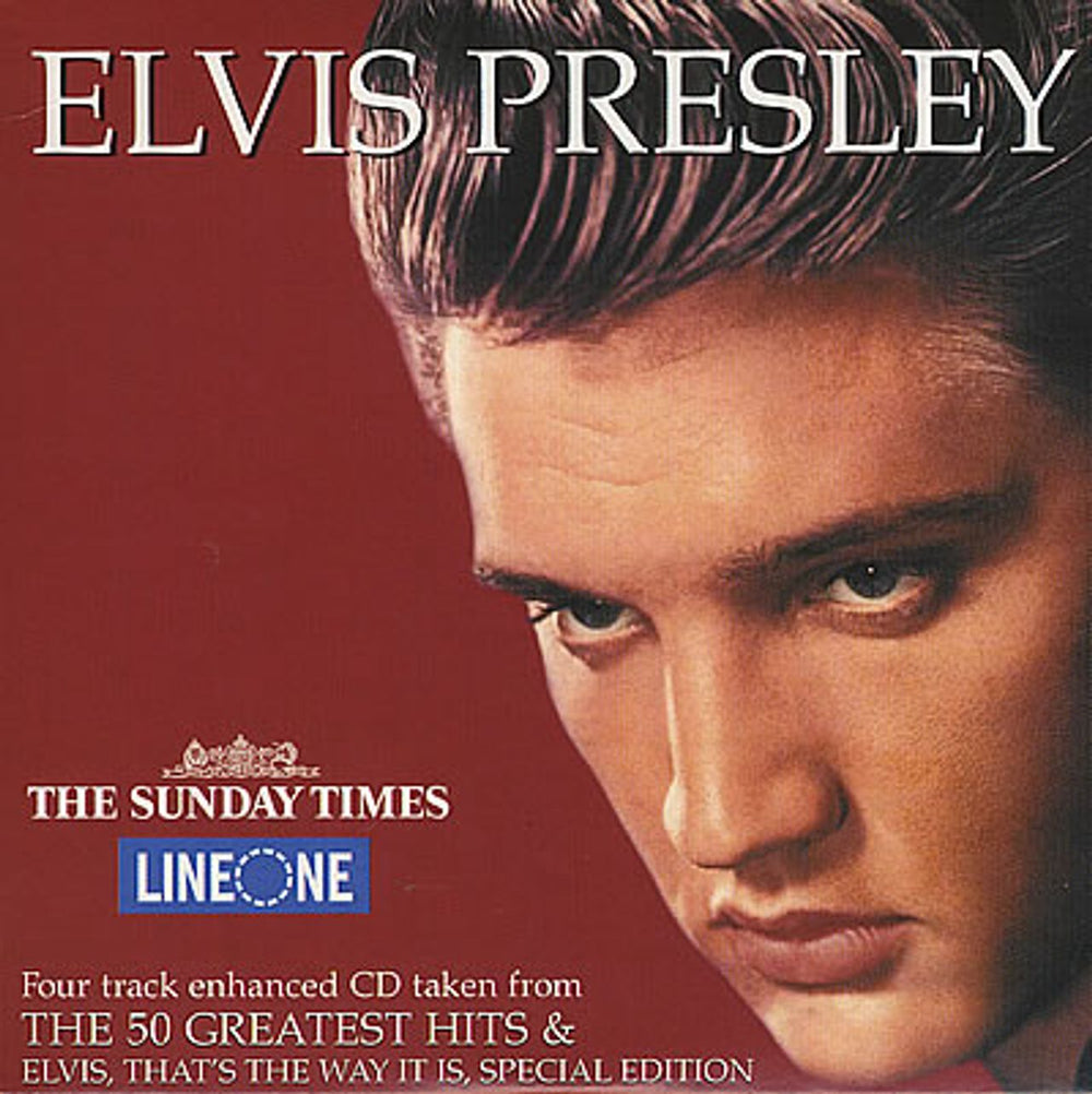 Elvis Presley Elvis Presley - Sunday Times issue UK Promo CD single (CD5 / 5") BMGSM62