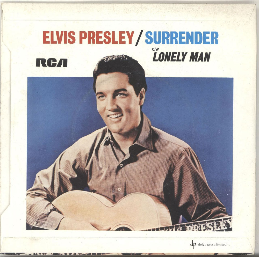 Elvis Presley Surrender UK 7" vinyl single (7 inch record / 45)