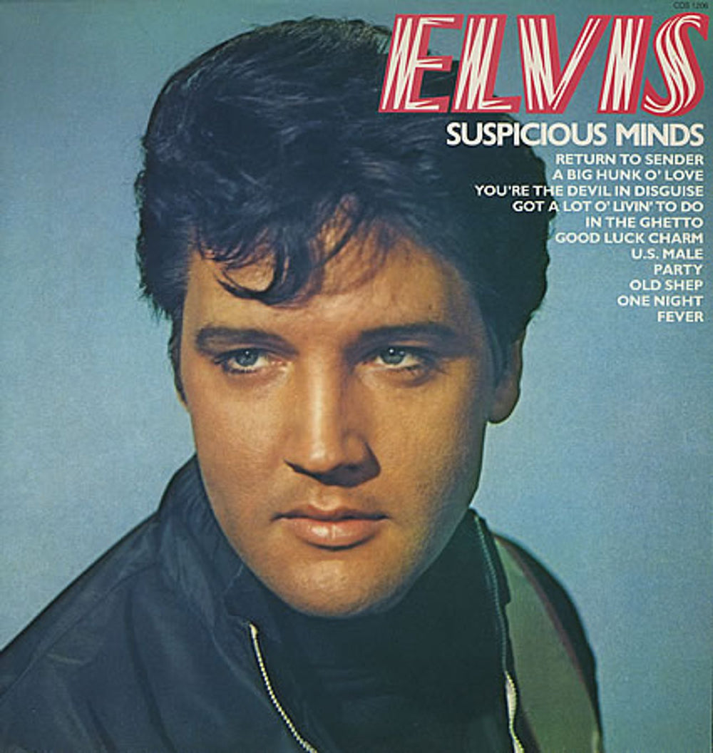 Elvis Presley Suspicious Minds UK vinyl LP album (LP record) CDS1206