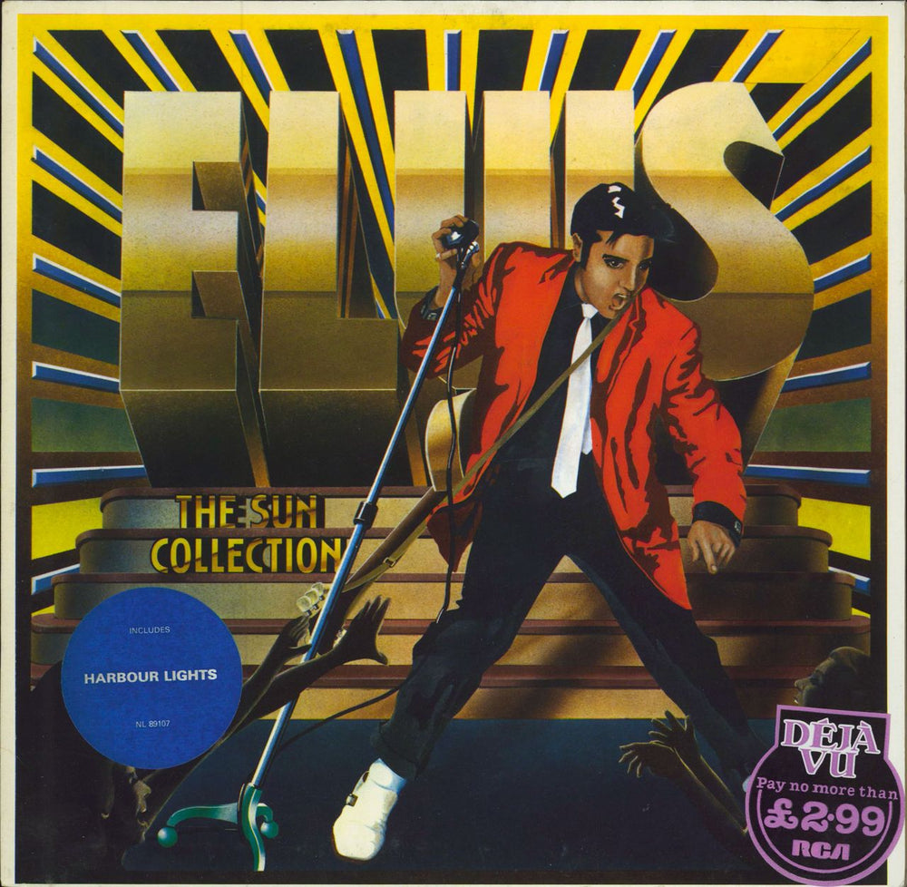 Elvis Presley The Sun Collection - Blue Stickered Sleeve German vinyl LP album (LP record) NL89107