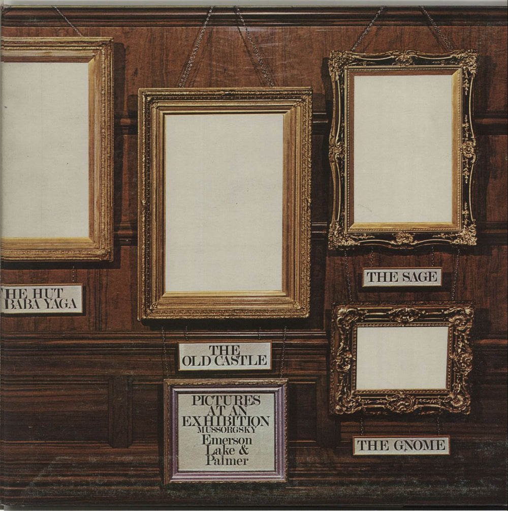 Emerson Lake & Palmer Pictures At An Exhibition - 1st UK vinyl LP album (LP record) HELP1