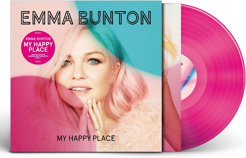 Emma Bunton My Happy Place - Magenta Vinyl - Sealed UK vinyl LP album (LP record) EBULPMY827664