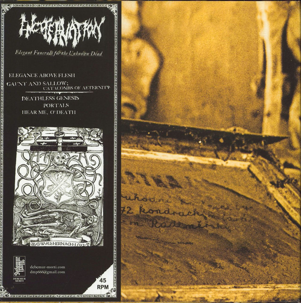 Encoffination Elegant Funerals For The Unknown Dead French 12" vinyl single (12 inch record / Maxi-single)