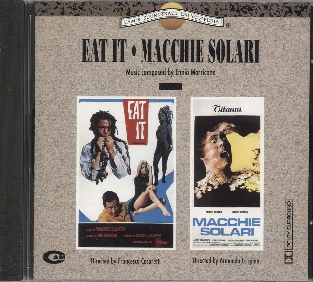 Ennio Morricone Eat It / Macchie Solari Italian CD album (CDLP) CSE048