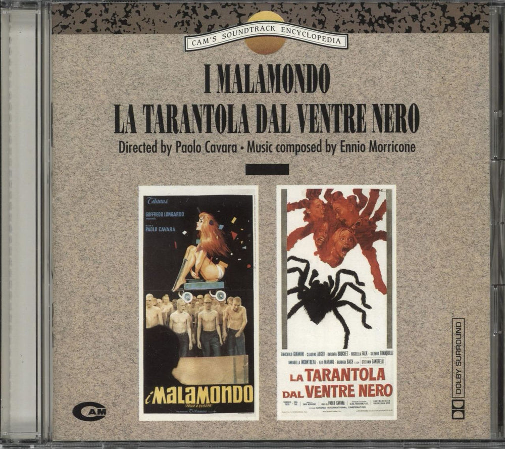 Ennio Morricone I Malamondo/ La Tarantola Dal Ventre Nero Italian CD album (CDLP) CSE056