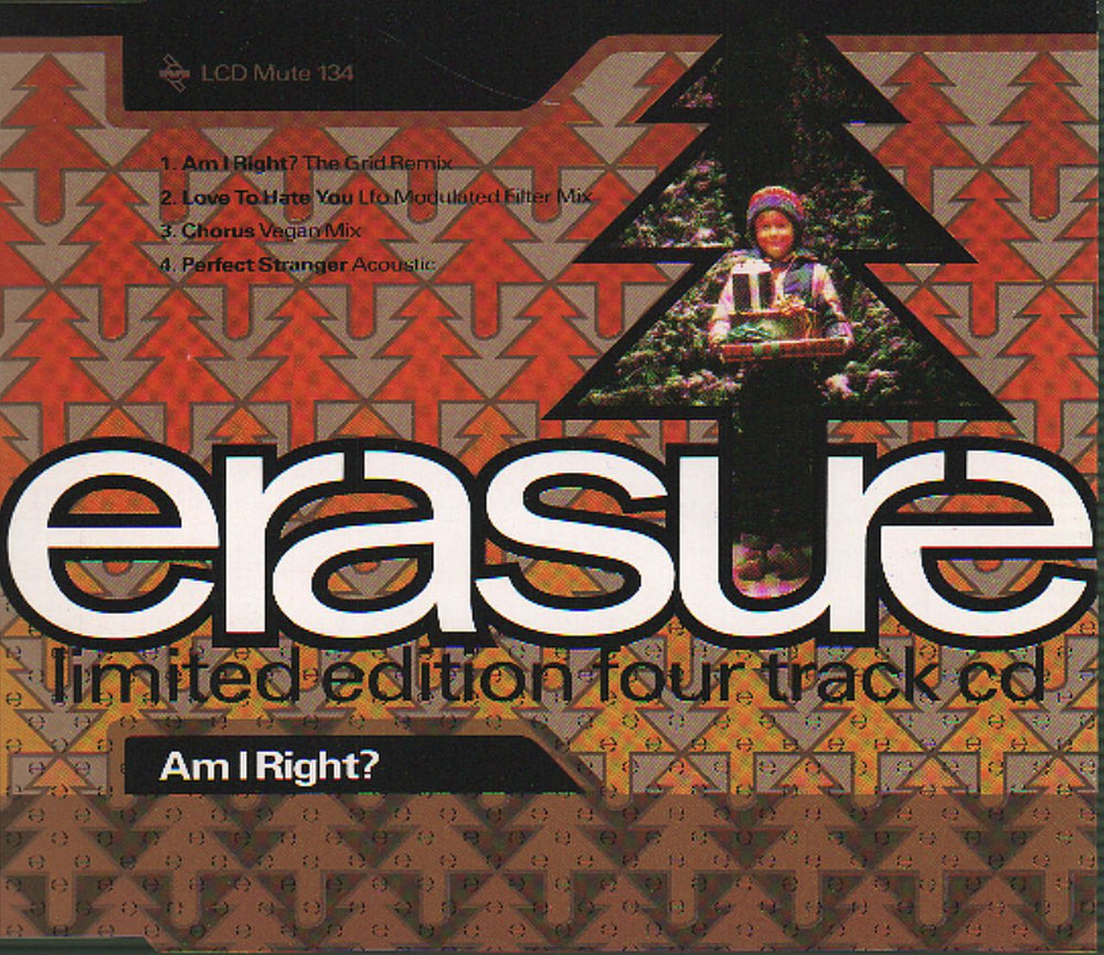 Erasure Am I Right? - Remix UK CD single (CD5 / 5") LCDMUTE134