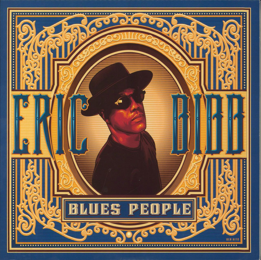 Eric Bibb Blues People - 180gm - Autographed UK 2-LP vinyl record set (Double LP Album) DFG05