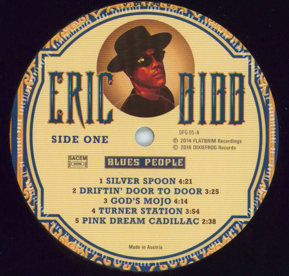 Eric Bibb Blues People - 180gm - Autographed UK 2-LP vinyl record set (Double LP Album) EBI2LBL811713