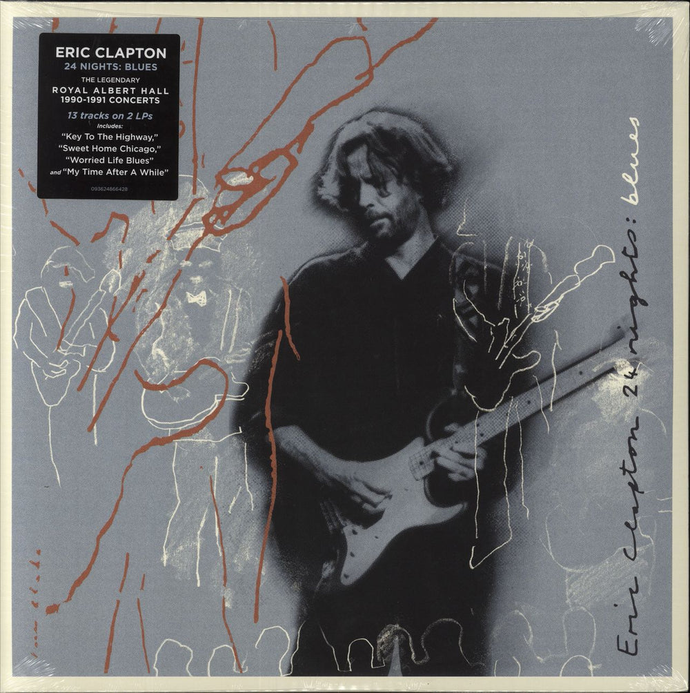 Eric Clapton 24 Nights: Blues + Hype Sticker - Sealed UK 2-LP vinyl record set (Double LP Album) 093624866428