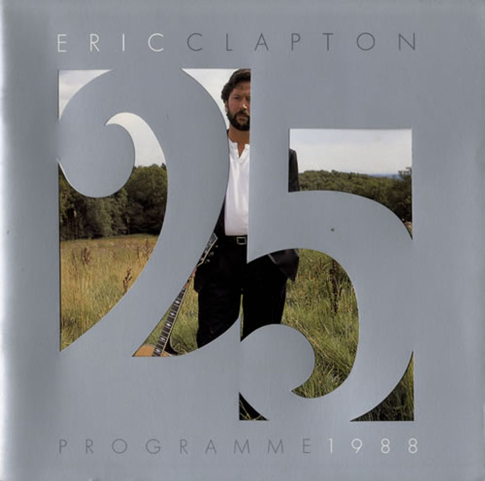 Eric Clapton 25 Years 1988 UK tour programme TOUR PROGRAMME