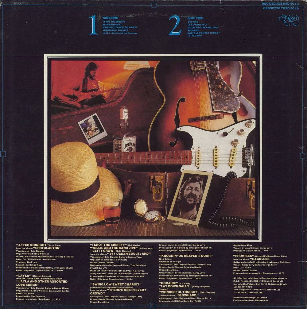 Eric Clapton Time Pieces: The Best Of Eric Clapton + Hypesticker UK vinyl LP album (LP record)