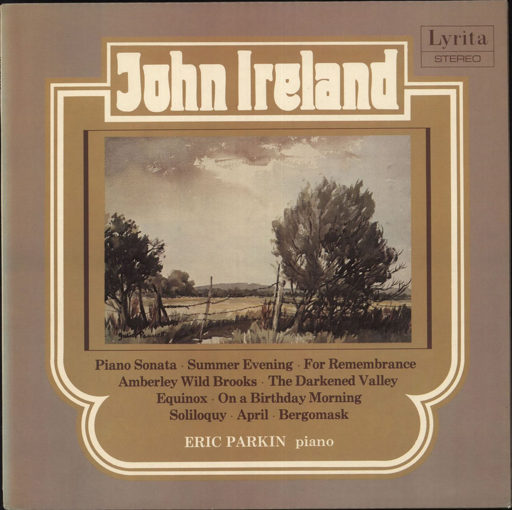 Eric Parkin John Ireland: Piano Music Volume 2 UK vinyl LP album (LP record) SRCS.88