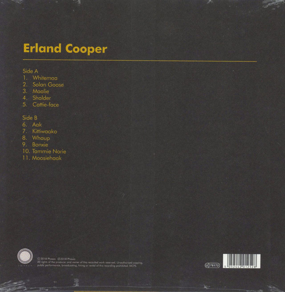 Erland Cooper Solan Goose - Sealed UK vinyl LP album (LP record)