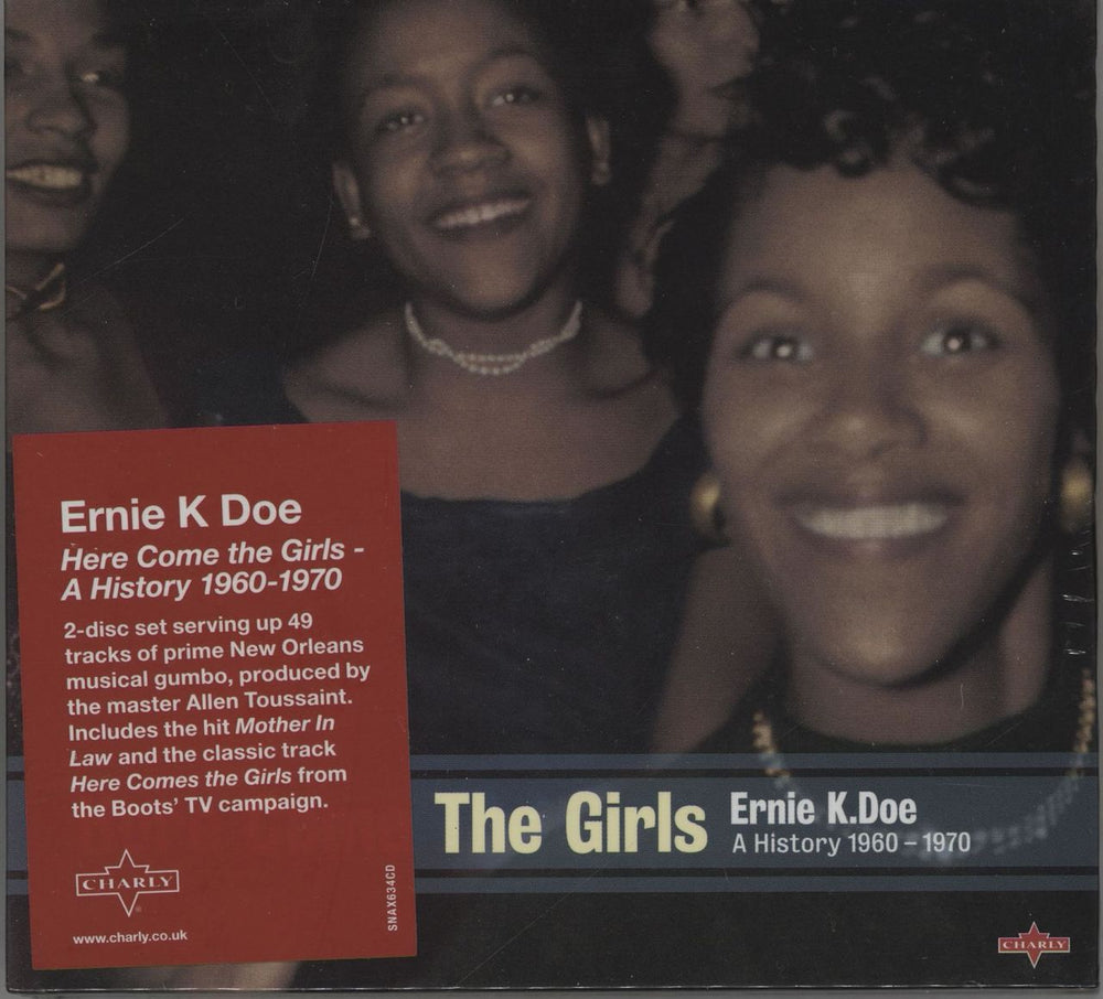 Ernie K-Doe Here Come The Girls - A History 1960-1970 UK 2 CD album set (Double CD) SNAX634CD