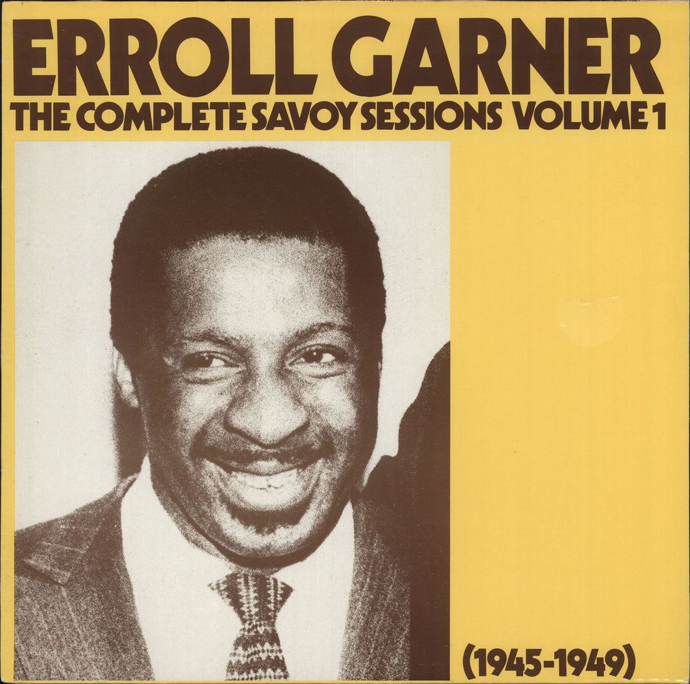 Erroll Garner The Complete Savoy Sessions Volume 1 (1945-1949) German vinyl LP album (LP record) WL70521