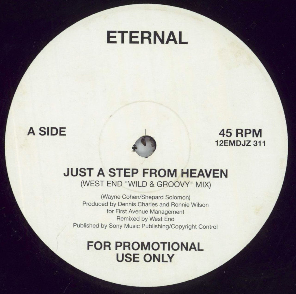 Eternal Just A Step From Heaven UK Promo 12" vinyl single (12 inch record / Maxi-single) 12EMDJZ311