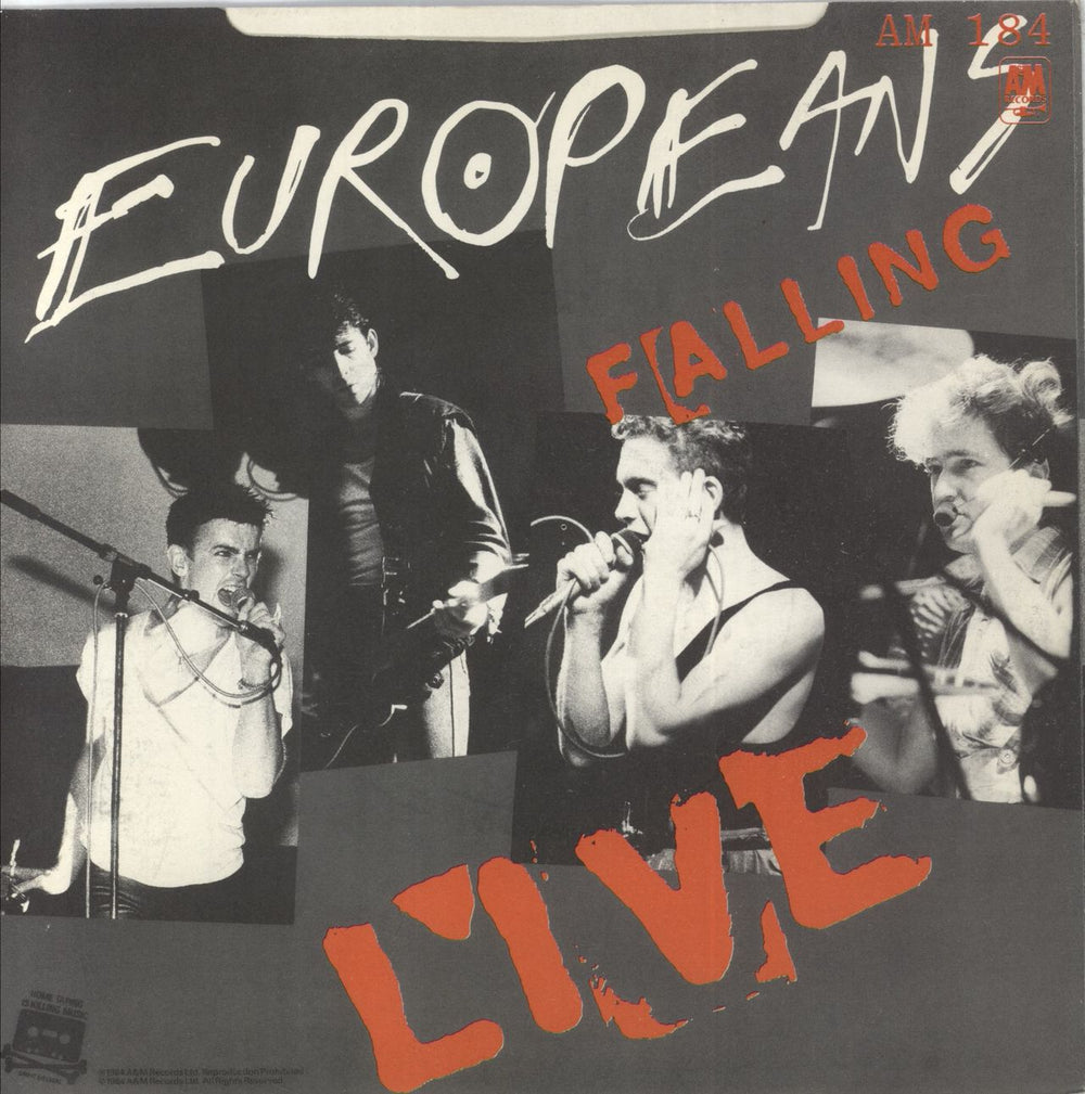 Europeans Typical / Falling - A Label UK Promo 7" vinyl single (7 inch record / 45)