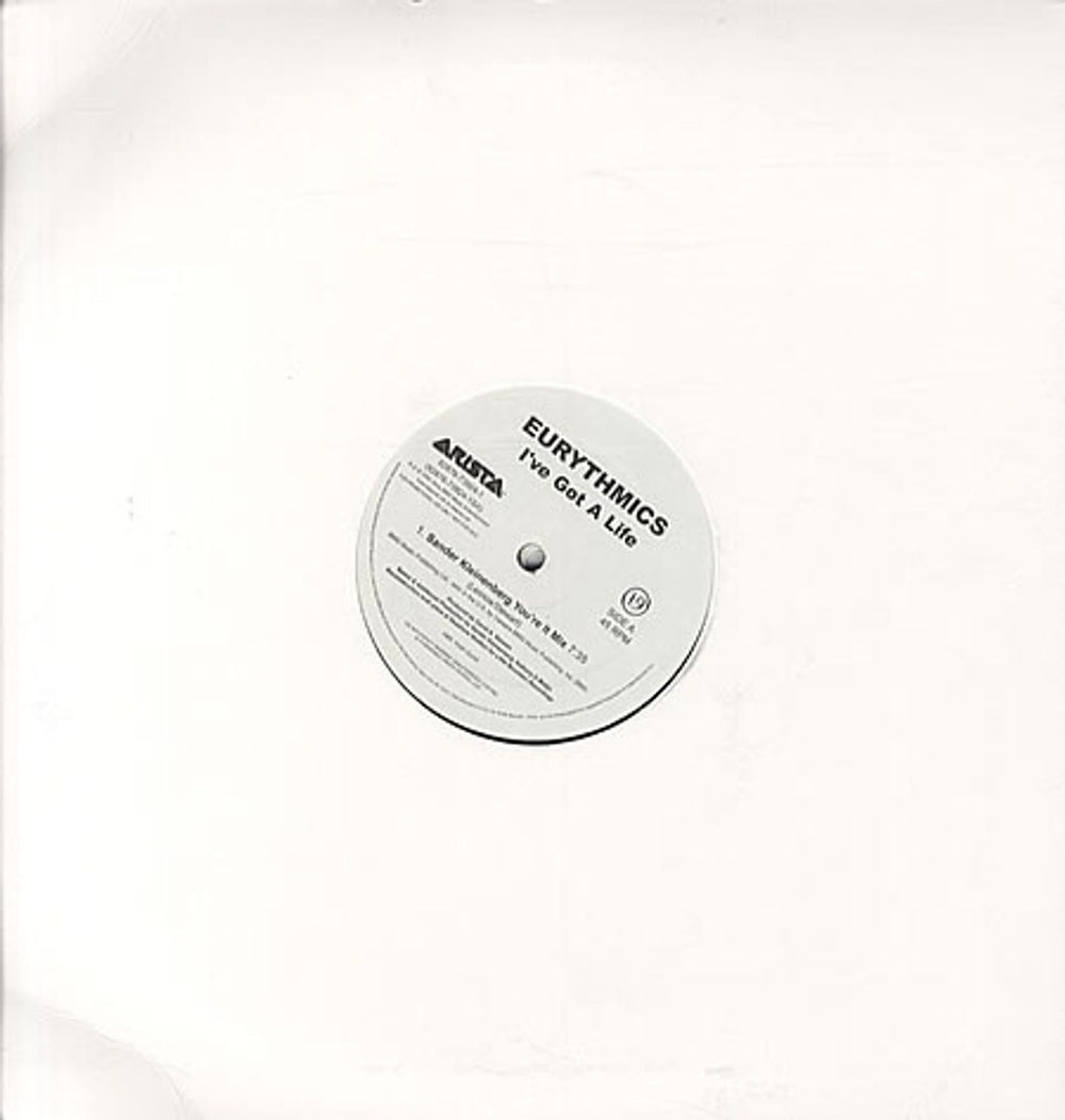 Eurythmics I've Got A Life US Promo 12" vinyl single (12 inch record / Maxi-single) 73924-1