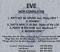 Eve WCM Compilation US Promo CD-R acetate CD-R ACETATE