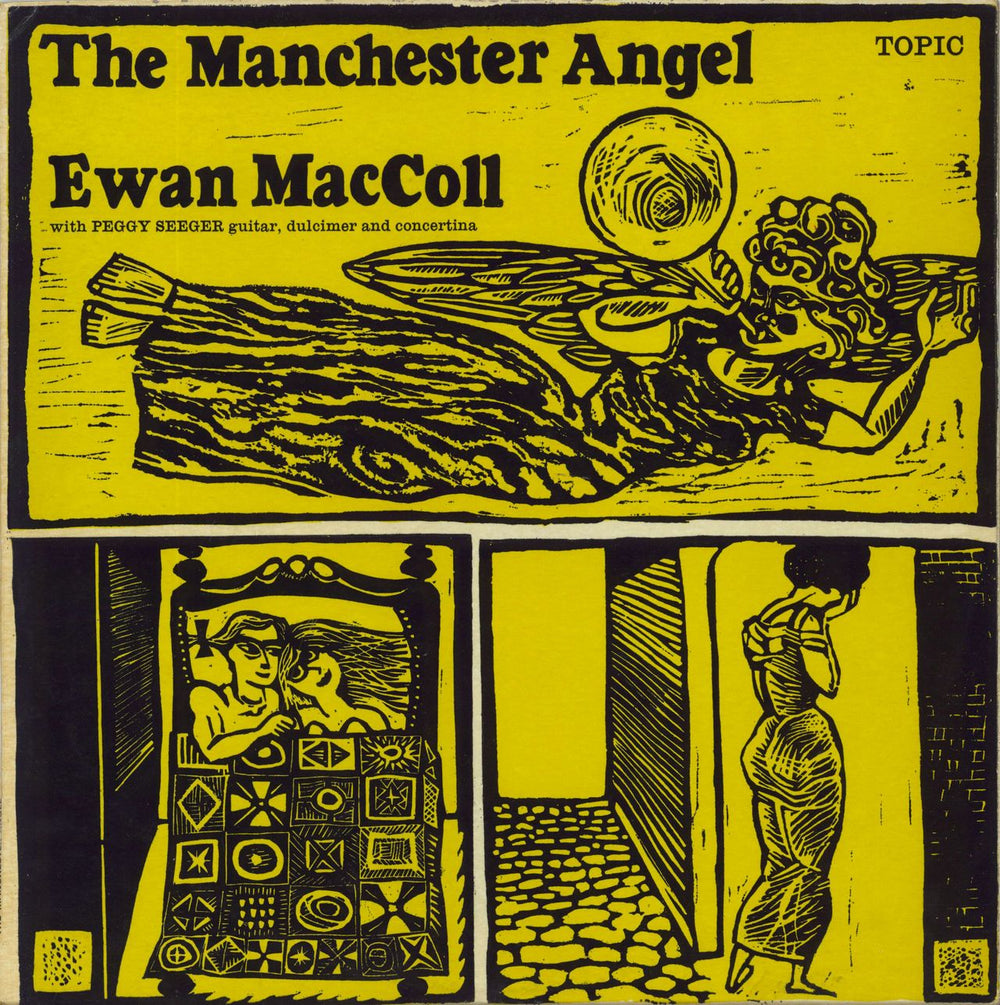 Ewan MacColl & Peggy Seeger The Manchester Angel UK vinyl LP album (LP record) 12T147