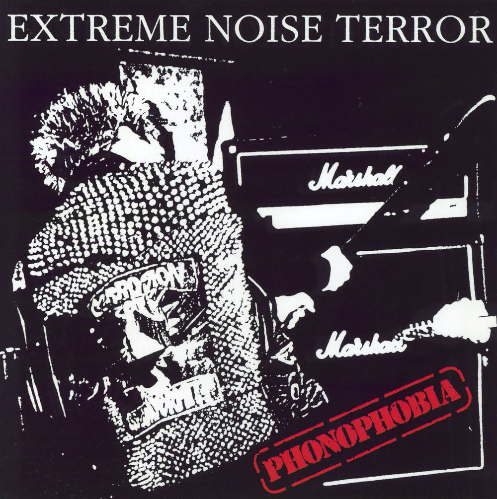 Extreme Noise Terror Phonophobia UK 12" vinyl single (12 inch record / Maxi-single) AG111