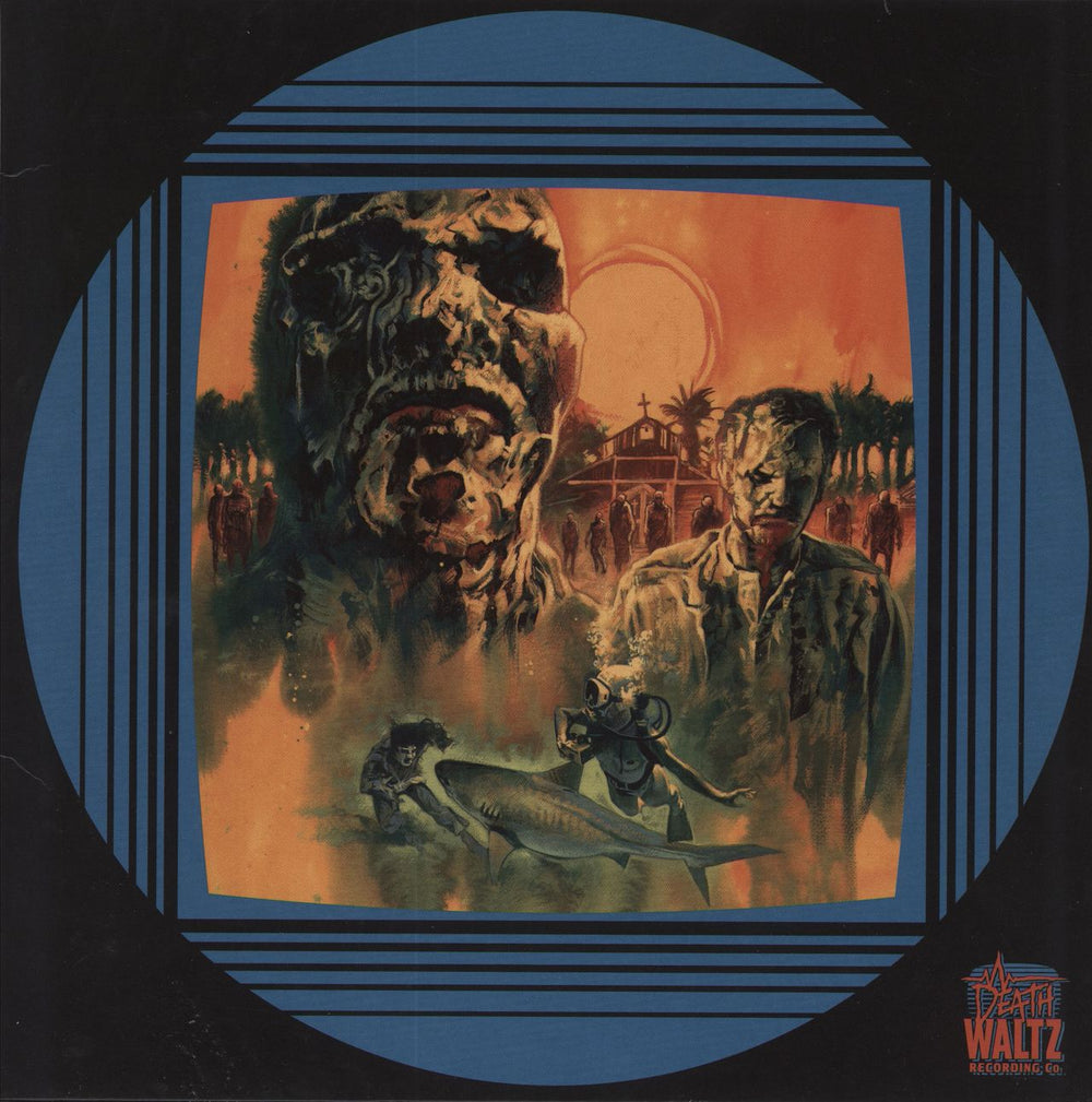 Fabio Frizzi Zombi 2 / Zombie Flesh Eaters - Clear with Red Splatter Vinyl UK vinyl LP album (LP record) DW001