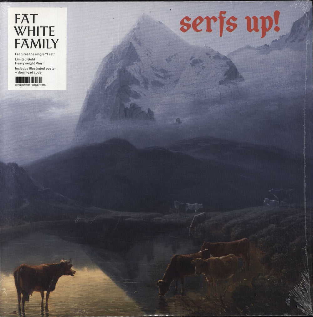 Fat White Family Serfs Up! - Gold UK vinyl LP album (LP record) WIGLP401