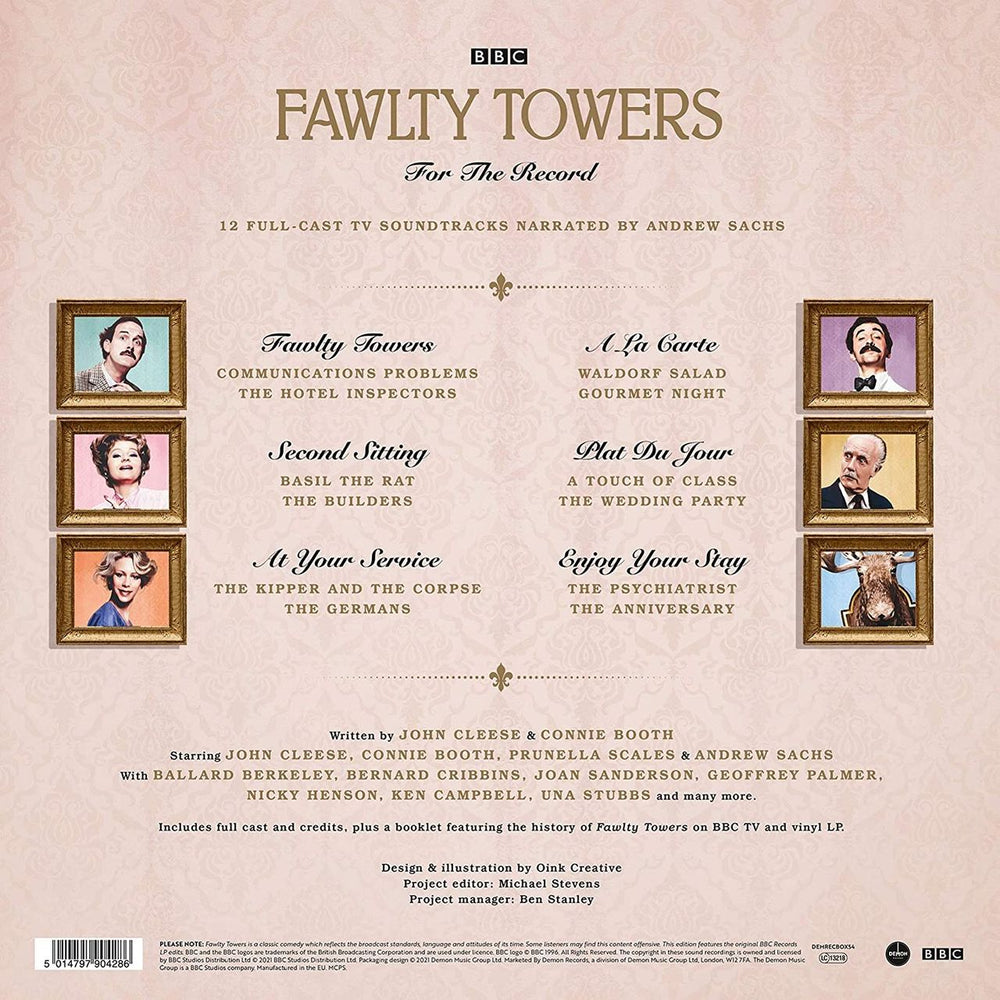 Fawlty Towers For The Record - 6-LP Deluxe Signed Edition - Sealed UK Vinyl Box Set FTYVXFO770028