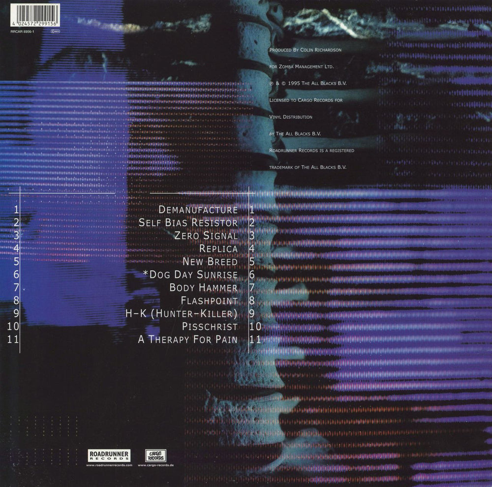 Fear Factory Demanufacture German 2-LP vinyl record set (Double LP Album)