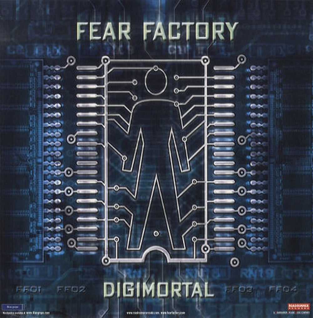 Fear Factory Digimortal UK Promo display PROMO DISPLAY