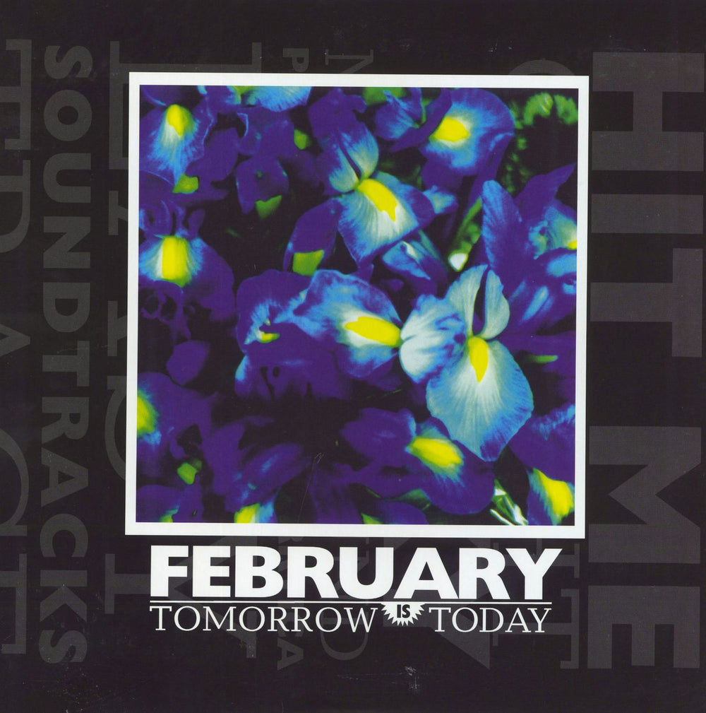 February Tomorrow Is Today - Blue and Red Swirl Vinyl US 2-LP vinyl record set (Double LP Album) TOMORROW IS TODAY