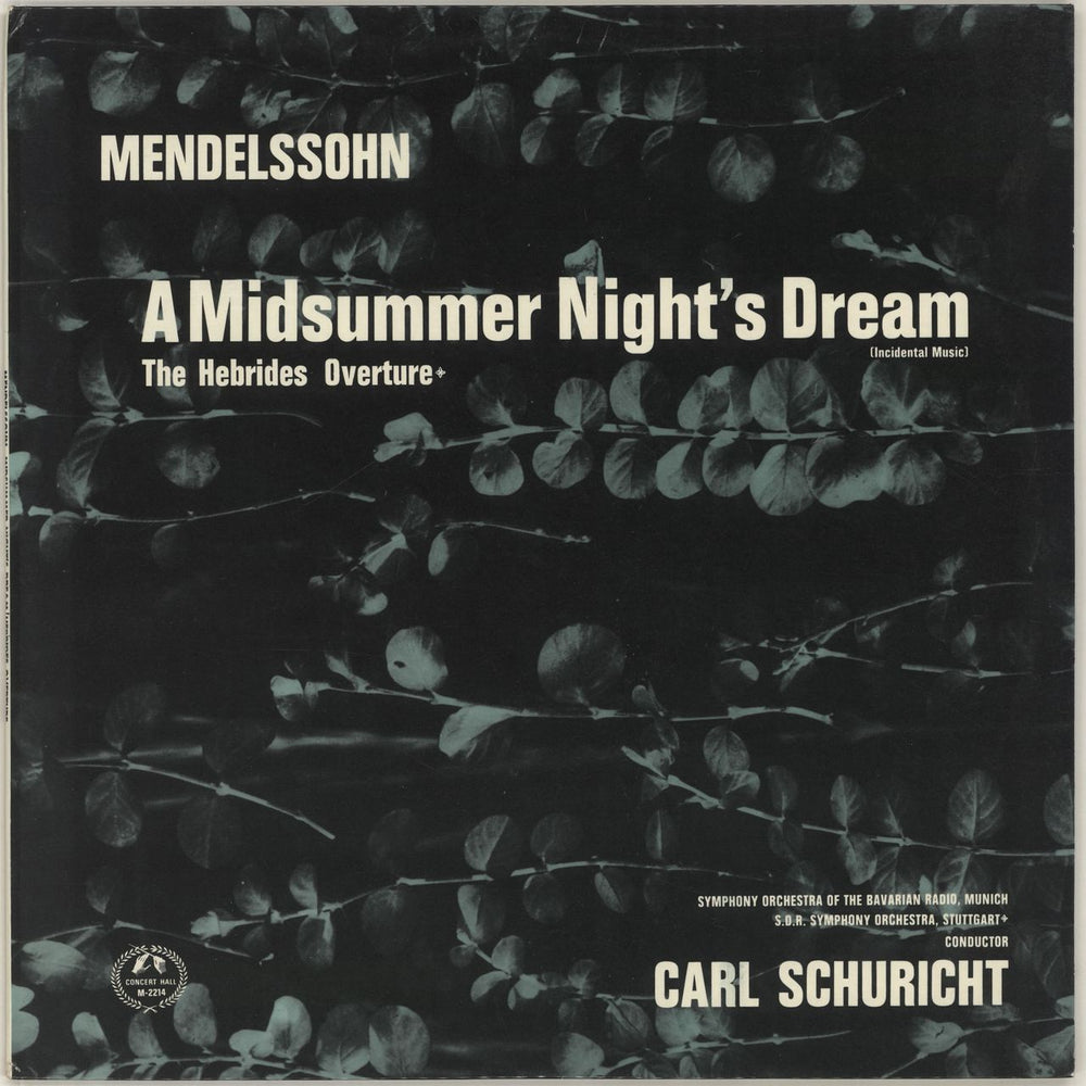 Felix Mendelssohn Incidental Music To "A Midsummer Night's Dream" / Hebrides Overture (Fingal's Cave) UK vinyl LP album (LP record) AM2214