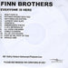Finn Brothers Everyone Is Here US Promo CD-R acetate CDR ACETATE