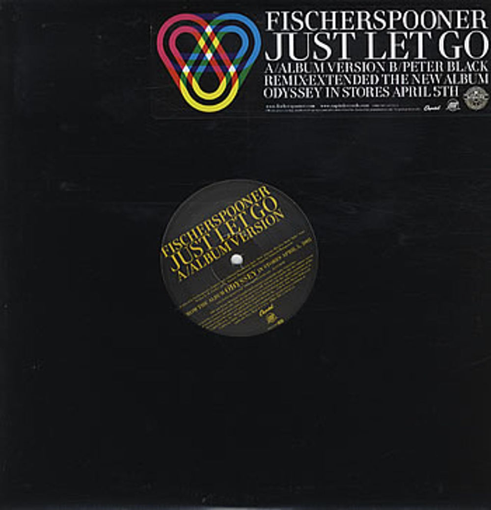 Fischerspooner Just Let Go US Promo 12" vinyl single (12 inch record / Maxi-single) SPRO-19178-1