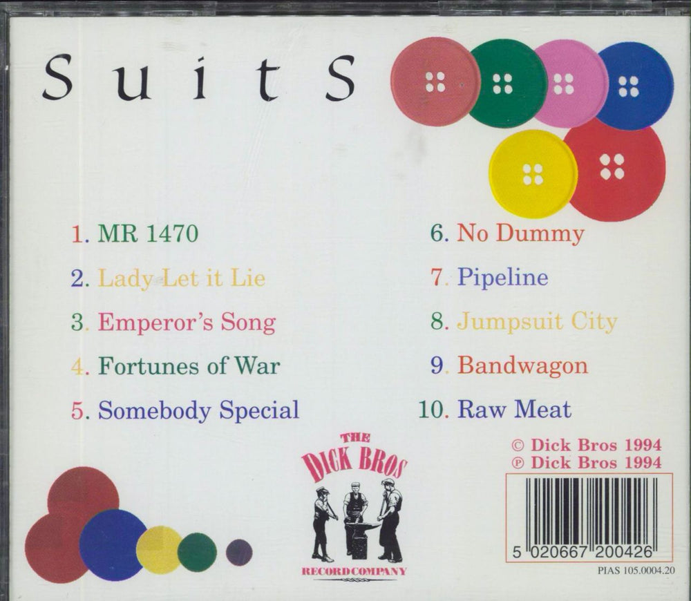 Fish Suits UK CD album (CDLP) 016861868628