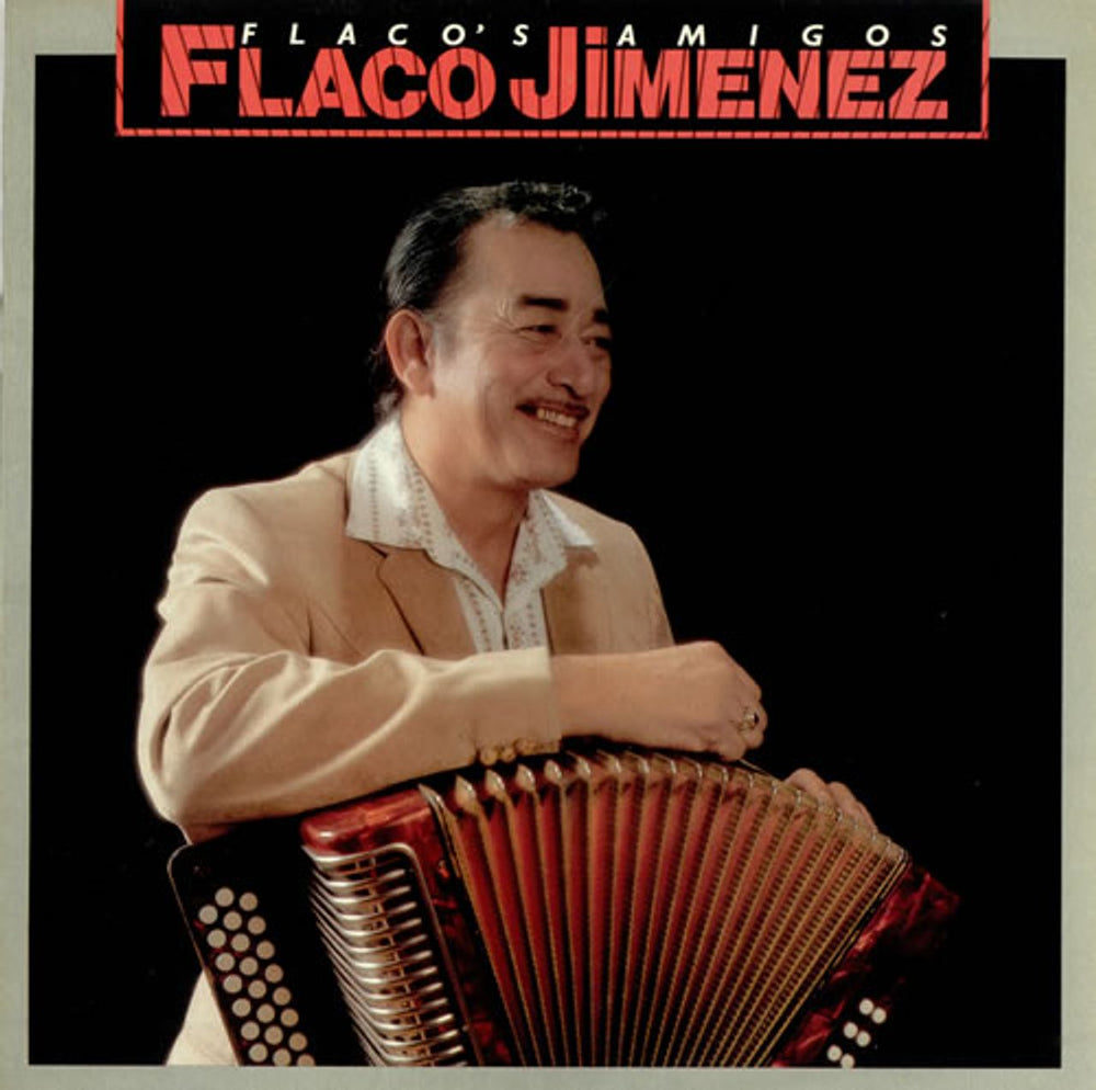 Flaco Jiminez Flaco's Amigos UK vinyl LP album (LP record) COOK017