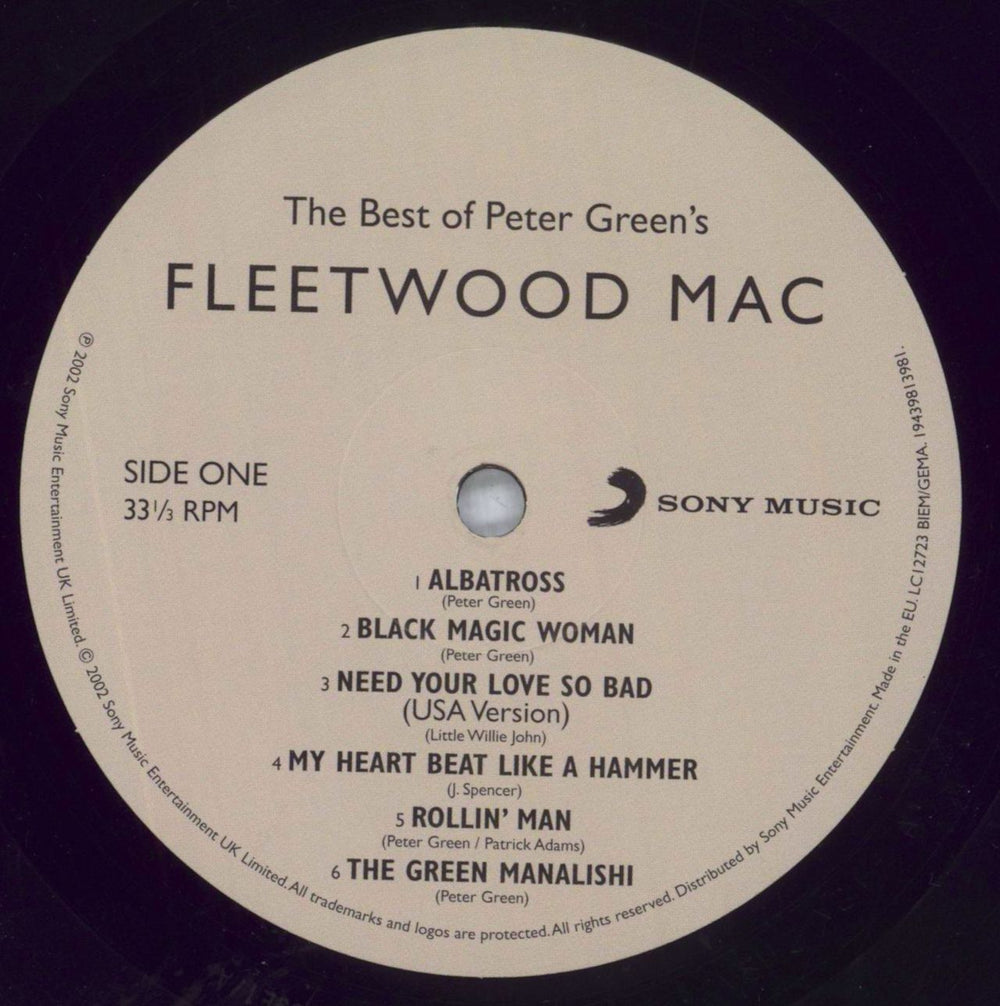 Fleetwood Mac The Best Of Peter Green's Fleetwood Mac UK 2-LP vinyl record set (Double LP Album) MAC2LTH826413