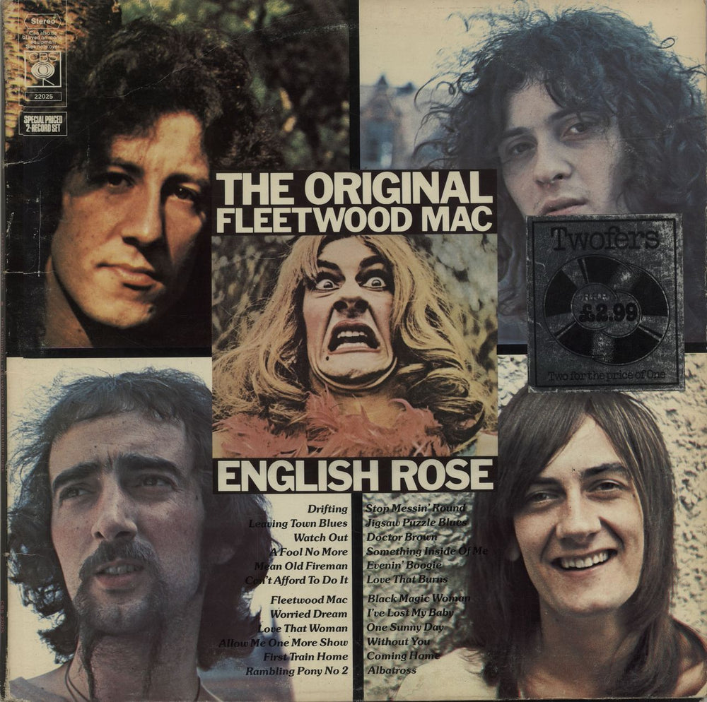 Fleetwood Mac The Original Fleetwood Mac / English Rose UK 2-LP vinyl record set (Double LP Album) CBS22025