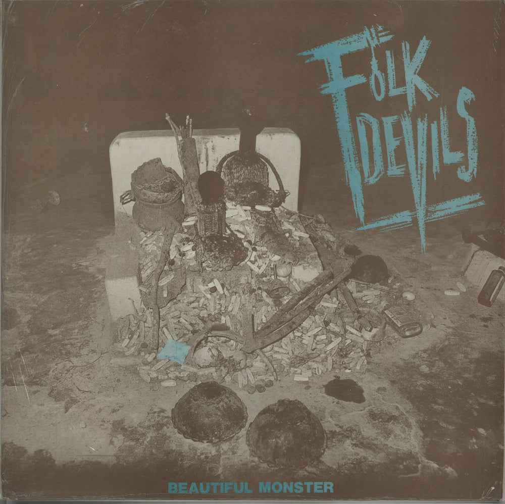 Folk Devils Beautiful Monster UK 12" vinyl single (12 inch record / Maxi-single) RAY2T