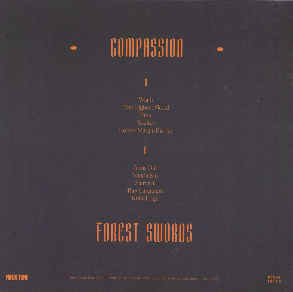Forest Swords Compassion - 180gm Clear Vinyl UK vinyl LP album (LP record)
