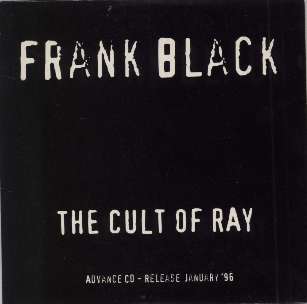 Frank Black The Cult Of Ray German Promo CD album (CDLP) DRASAMP3043-2