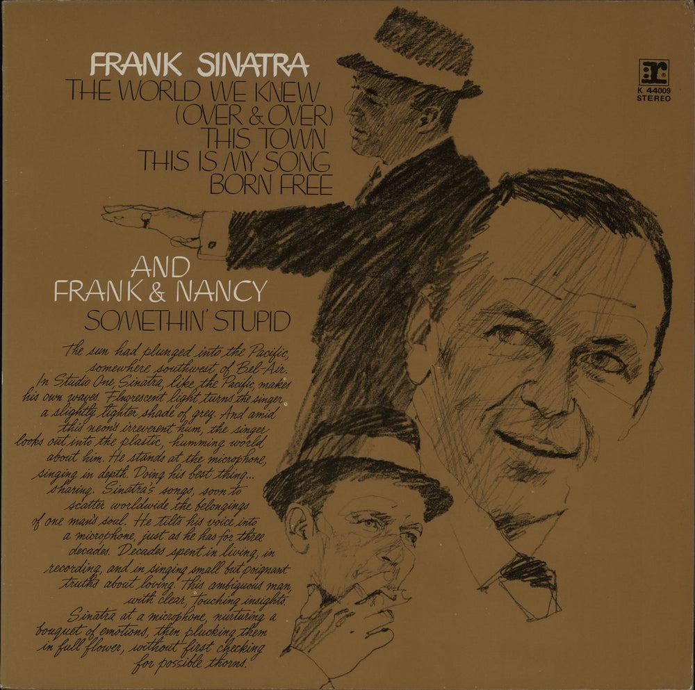 Frank Sinatra Frank Sinatra - late 70s UK vinyl LP album (LP record) K44009