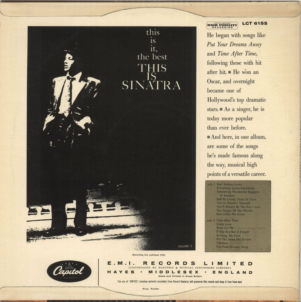 Frank Sinatra This Is Sinatra Volume Two - 1st UK vinyl LP album (LP record) FRSLPTH474912