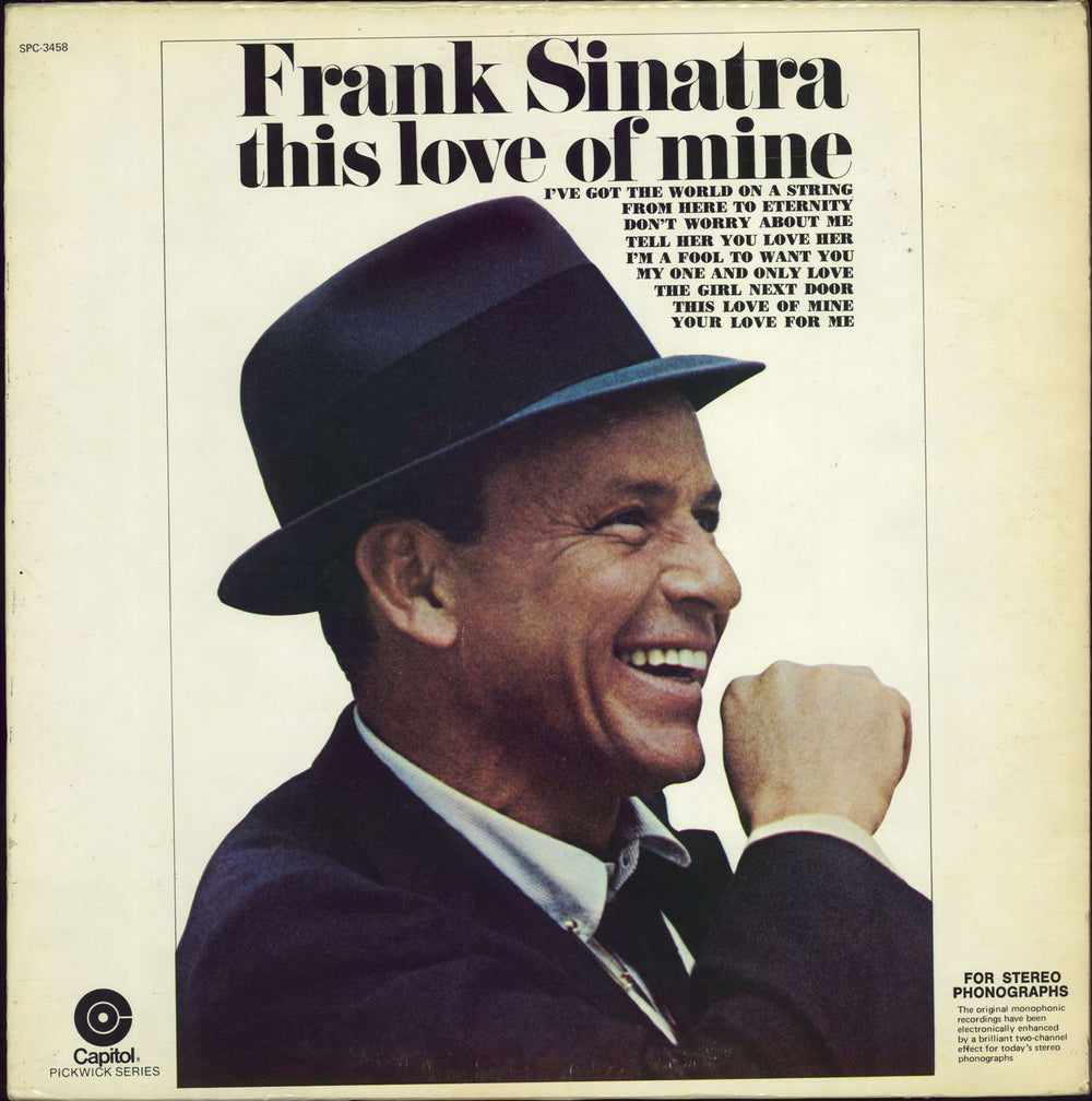 Frank Sinatra This Love Of Mine US vinyl LP album (LP record) SPC-3458