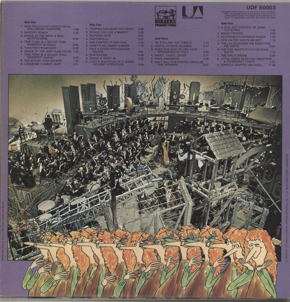 Frank Zappa 200 Motels - Complete with Booklet & Poster UK 2-LP vinyl record set (Double LP Album)