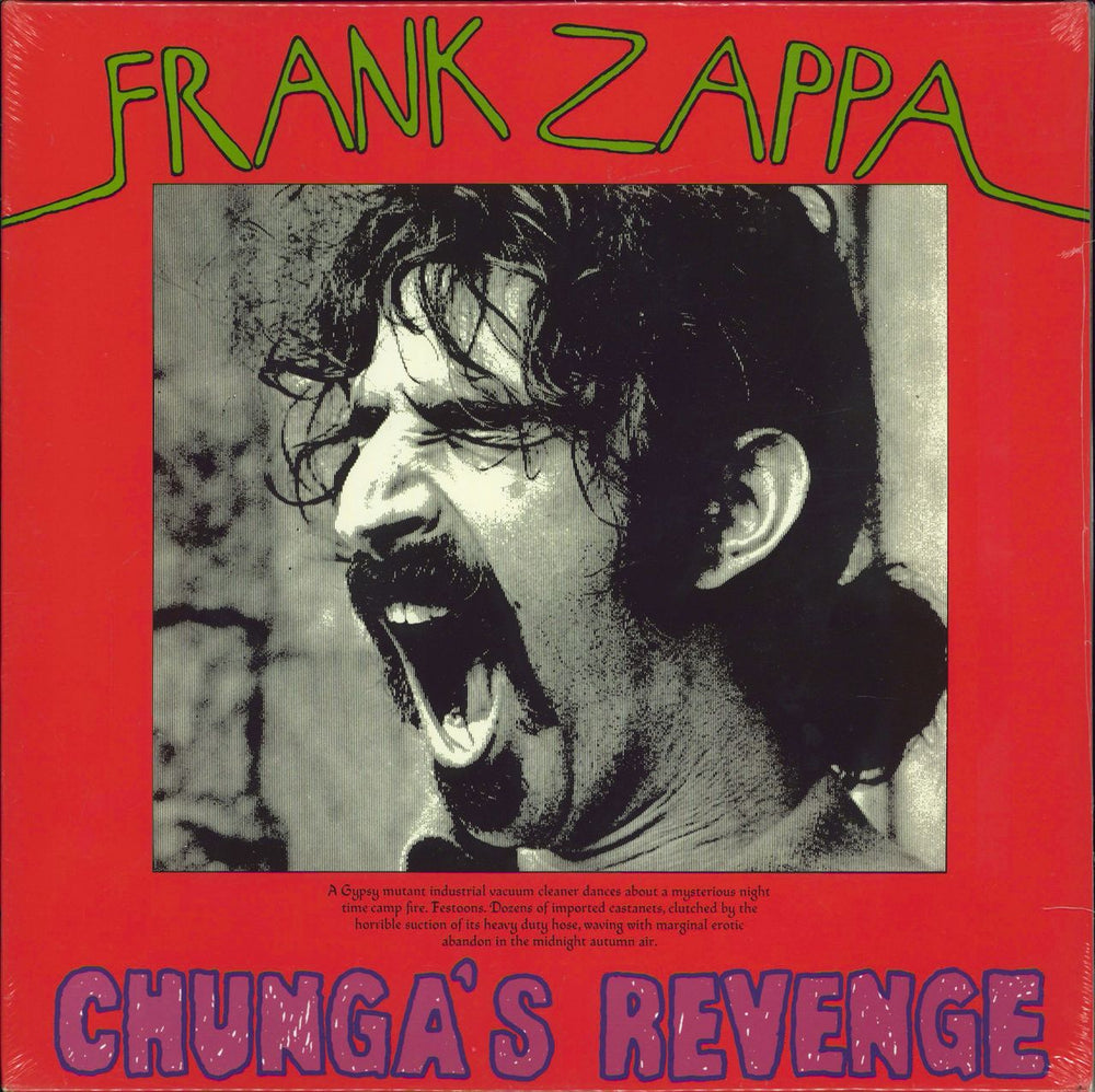 Frank Zappa Chunga's Revenge - 180gm - Sealed UK vinyl LP album (LP record) ZR3844-1