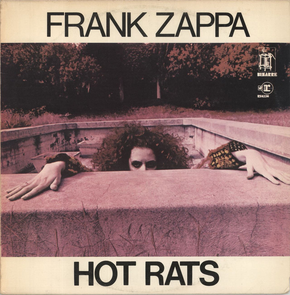 Frank Zappa Hot Rats Israeli vinyl LP album (LP record) RS6356