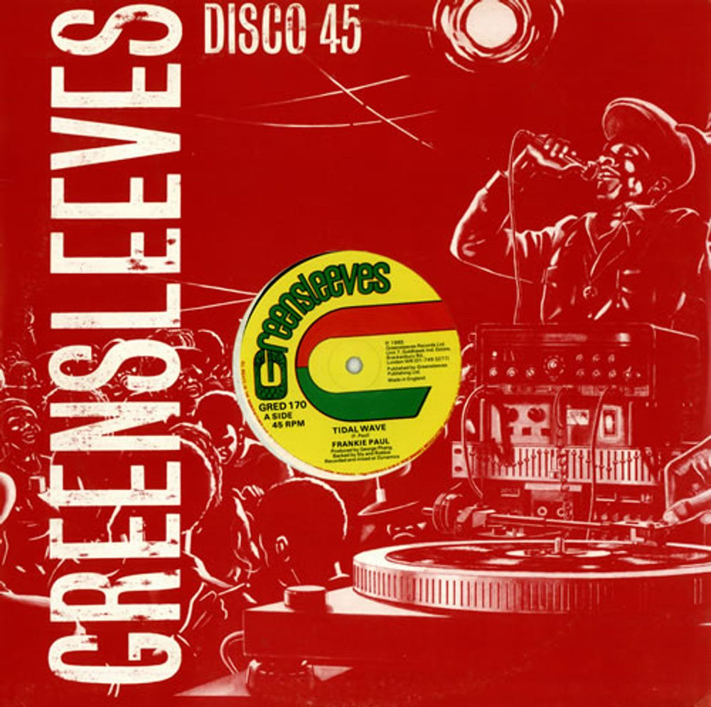 Frankie Paul Tidal Wave UK 12" vinyl single (12 inch record / Maxi-single) GRED170